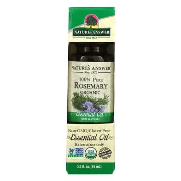 Nature's Answer, 100% Pure Organic Essential Oil, Rosemary