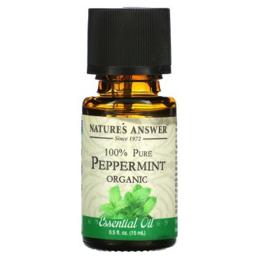 Nature's Answer, 100% Pure Organic Essential Oil, Peppermint